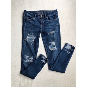 American Eagle Distressed Skinny Jeans